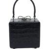 31667665_61041358_1000.jpg Self-Portrait mini crocodile-embossed bow tote bag