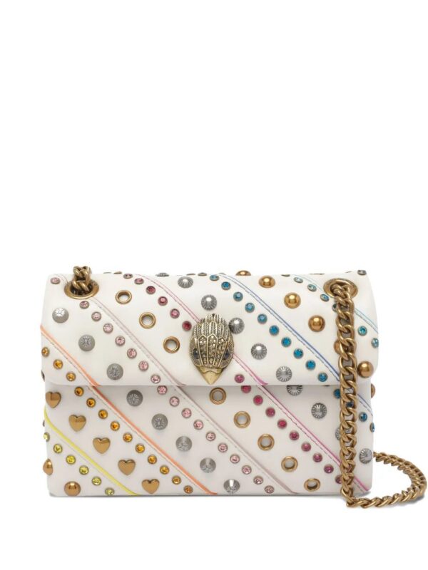 31667698_61004480_1000.jpg Kurt Geiger London small Kensington rainbow-stripe studded shoulder bag