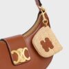 CELINE MICRO TRIOMPHE CHARM IN Raffia