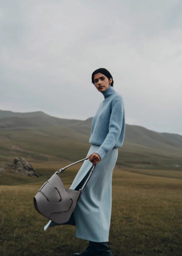 Polène Nodde Hobo Edition Smooth Stone