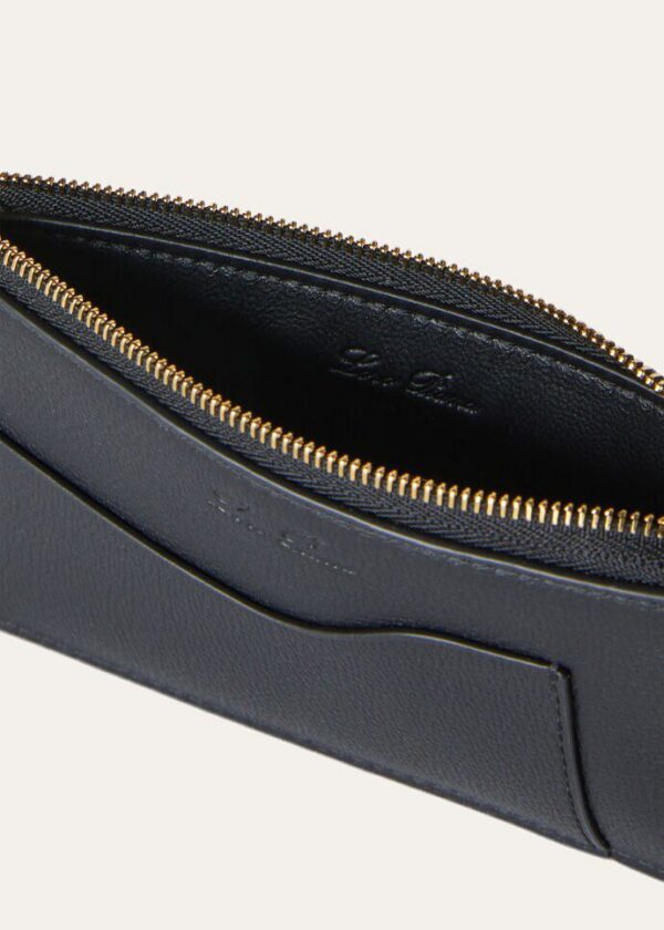 FAN9959_8000_MEDIUM_56a2fa08-41db-46d6-9aa1-ee94b3f901dd.jpg Loro Piana Extra Pouch Card Holder Grained Calfskin