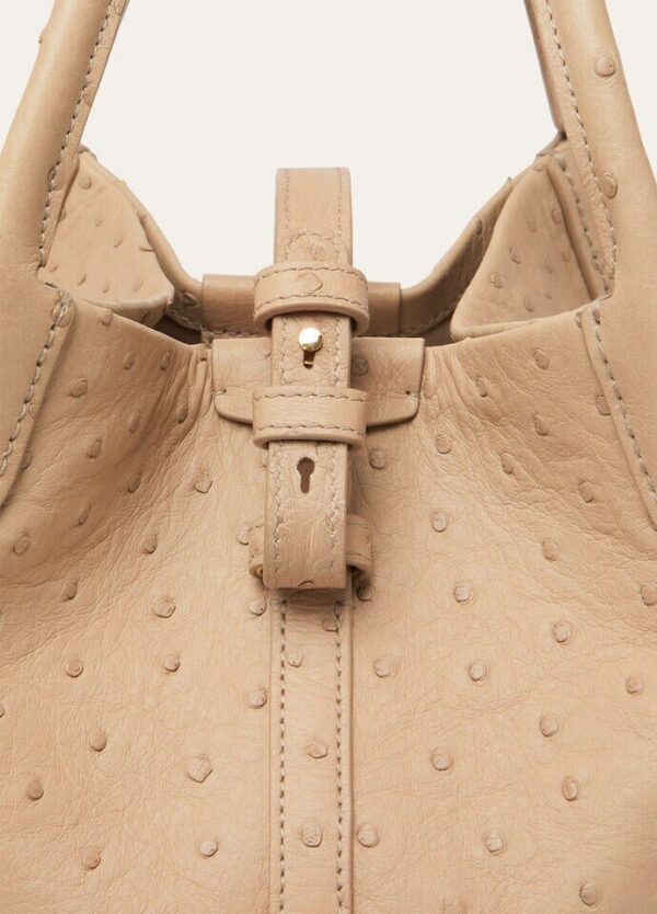 Loro Piana Small Bale bag Ostrich Leather