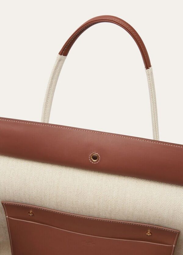 FAP4778_B4NE_MEDIUM_823380f5-ccda-4864-99db-c07fe2b6f942.jpg Loro Piana Loom bag L37 Cotton, Linen