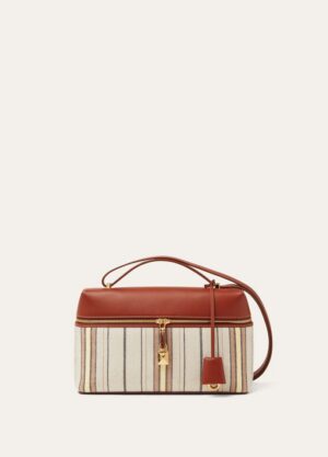 FAP5278_F6XA_MEDIUM_ab0313ee-1170-4ebe-bd65-a8c775429812.jpg Loro Piana Extra Bag L27 Linen, Calfskin