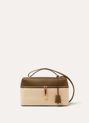 FAP5308_B5C5_MEDIUM_175280b4-be15-4d86-b27a-630d28b8ac01.jpg Loro Piana Extra Bag L27 Silk, Cashmere, Lotus Flower