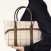 Loro Piana Ghiera Shopper Small Linen