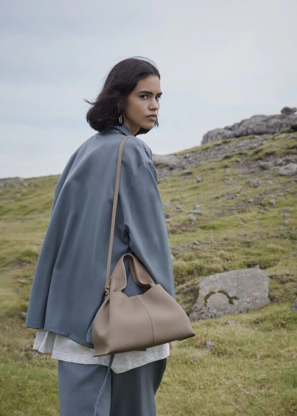 Polène Numéro Neuf Edition Textured Taupe