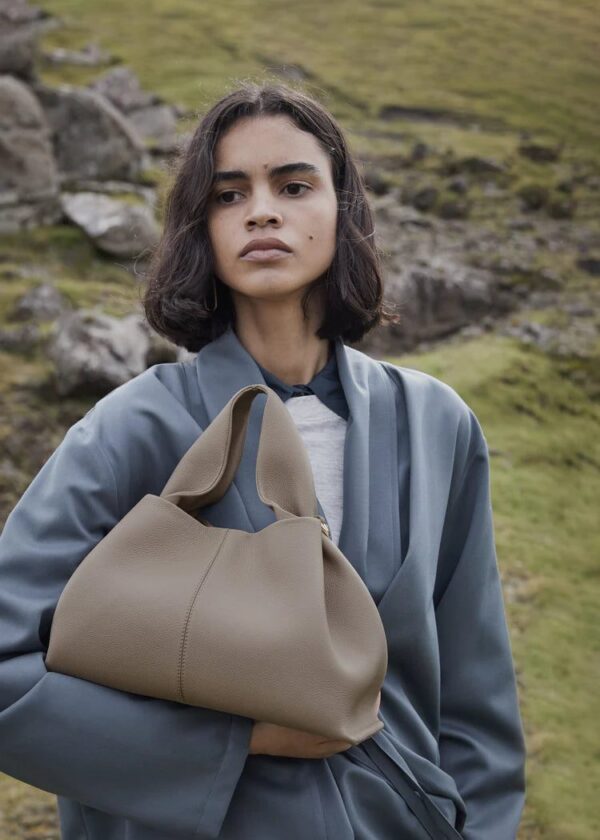 Polène Numéro Neuf Edition Textured Taupe
