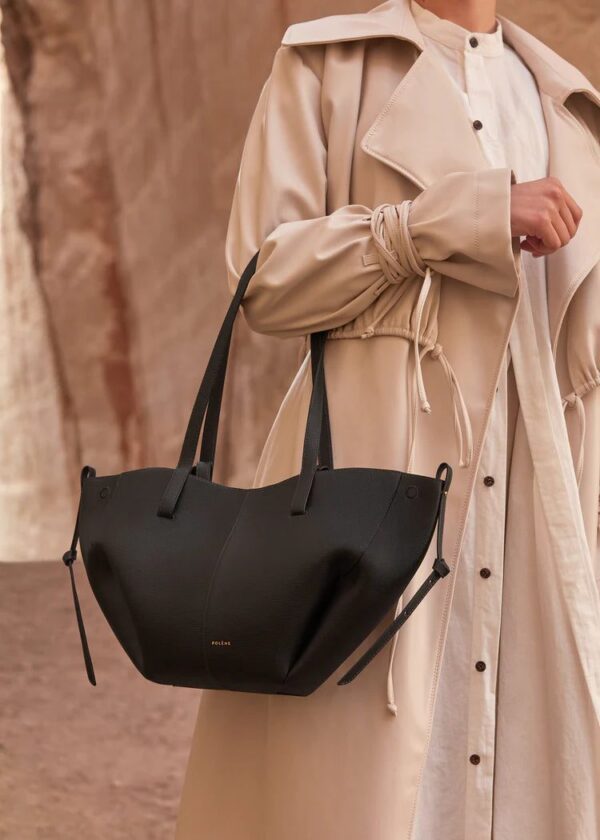 Polène Cyme Mini Edition Textured Black