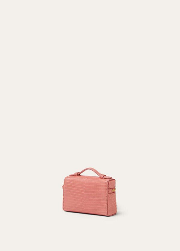 Loro Piana Extra Pocket Charm Lizard Leather