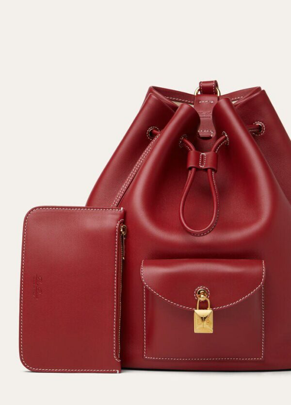 Loro Piana Extra Drawstring backpack L27 Calfskin