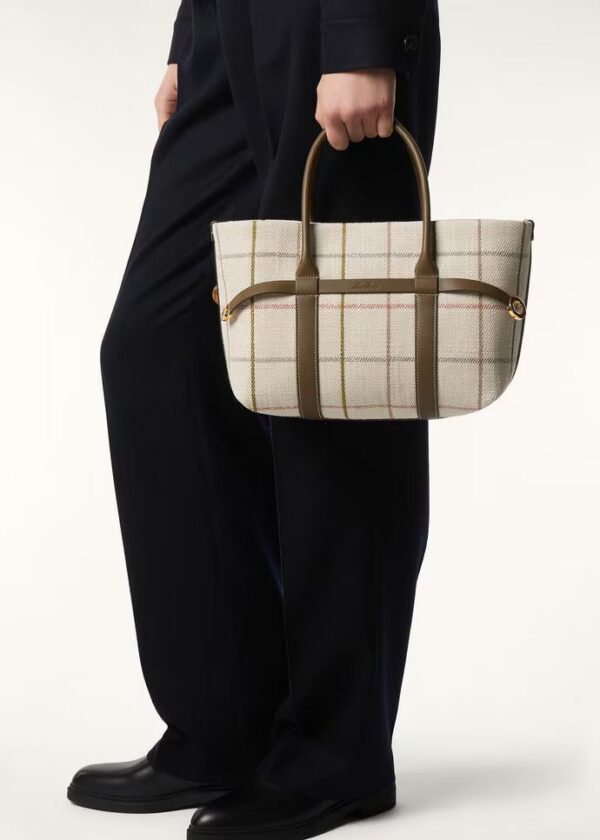 Loro Piana Ghiera Shopper Small Linen