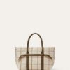 Loro Piana Ghiera Shopper Small Linen