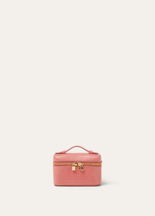 Loro Piana Extra Pocket Charm Lizard Leather