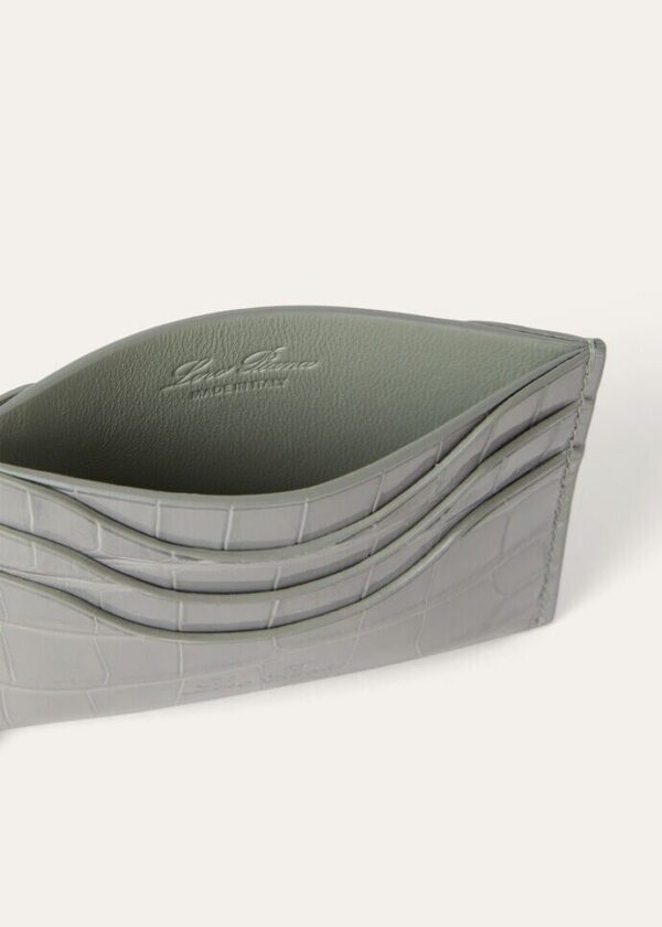 Loro Piana Extra Card Holder Alligator Leather