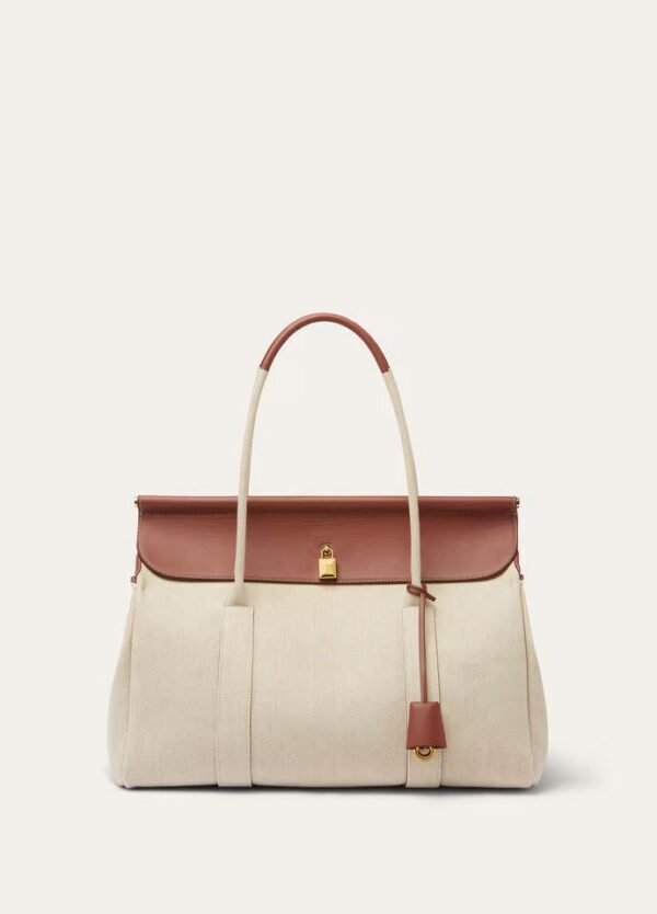 as_92a4f2b1-be06-44cc-82e1-0751631efbb5.jpg Loro Piana Loom bag L37 Cotton, Linen