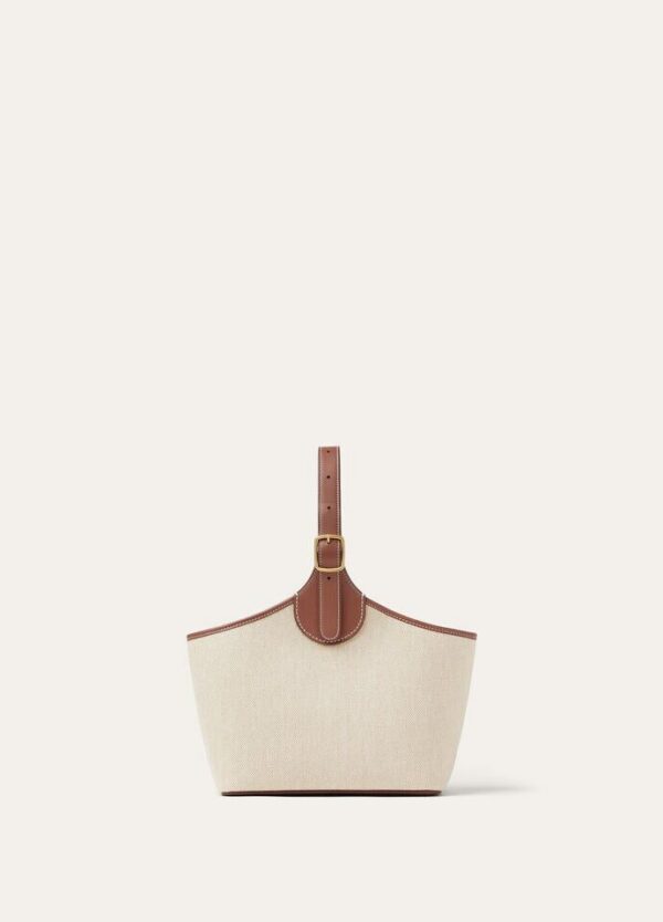 as_e42665b1-5007-4f2c-894e-f43b985fa9bb.jpg Loro Piana Bobbin Bucket bag Cotton, Linen