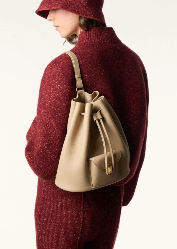 asd.jpg Loro Piana Extra Drawstring backpack L27 Calfskin