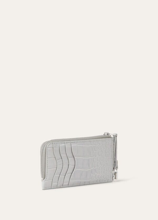 Loro Piana Extra Zip Pouch Alligator Leather