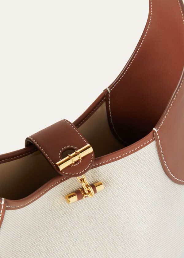 asd_f54a89ad-23a8-47d9-bea6-598fa85d9abe.jpg Loro Piana Medium Bobbin bag Cotton, Linen