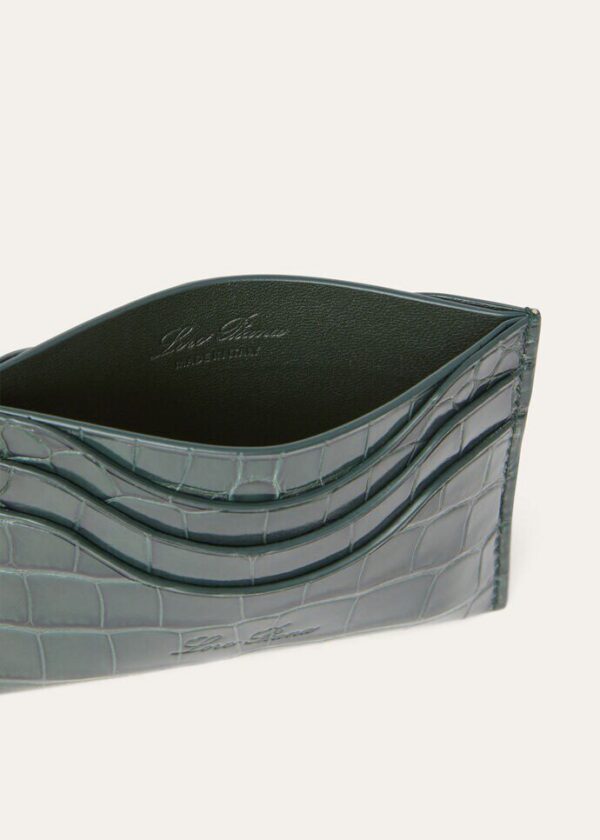 asdasd_cf986343-9eda-4fcf-9bdf-ce97b8a6bf47.jpg Loro Piana Extra Card Holder Alligator Leather
