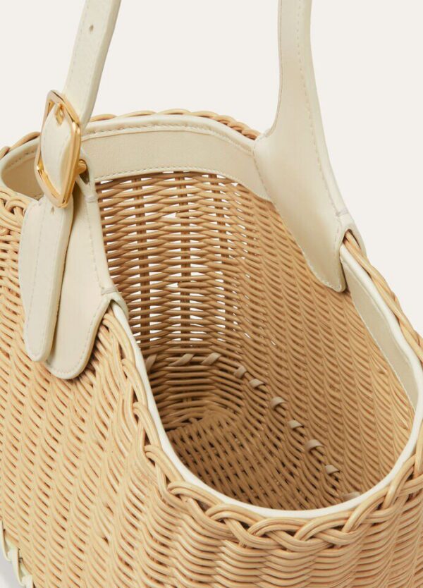 Loro Piana Bobbin Bucket bag wicker Wicker