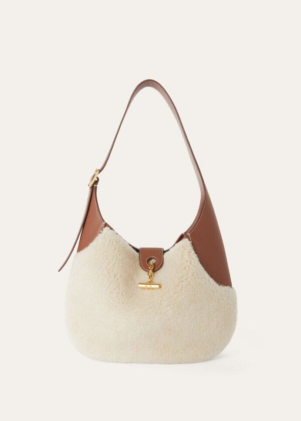 cccv.jpg Loro Piana Medium Bobbin bag Silk, Cashmere