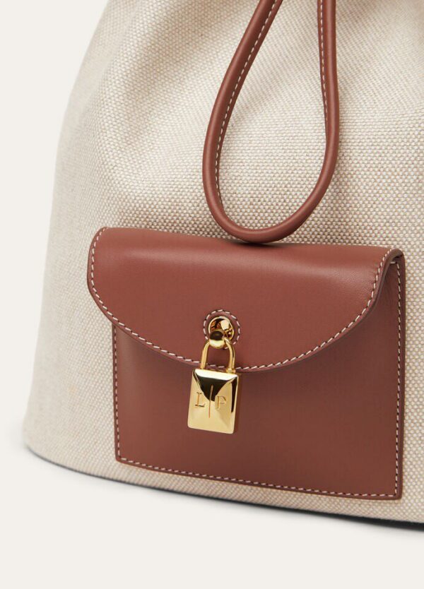 cxc.jpg Loro Piana Extra Drawstring backpack L27 Cotton, Linen