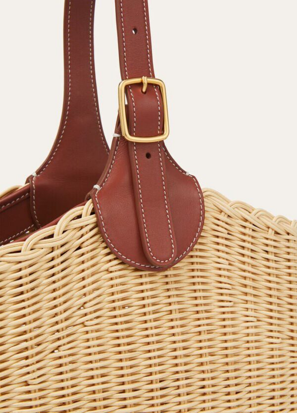 da.jpg Loro Piana Bobbin Bucket bag wicker Wicker