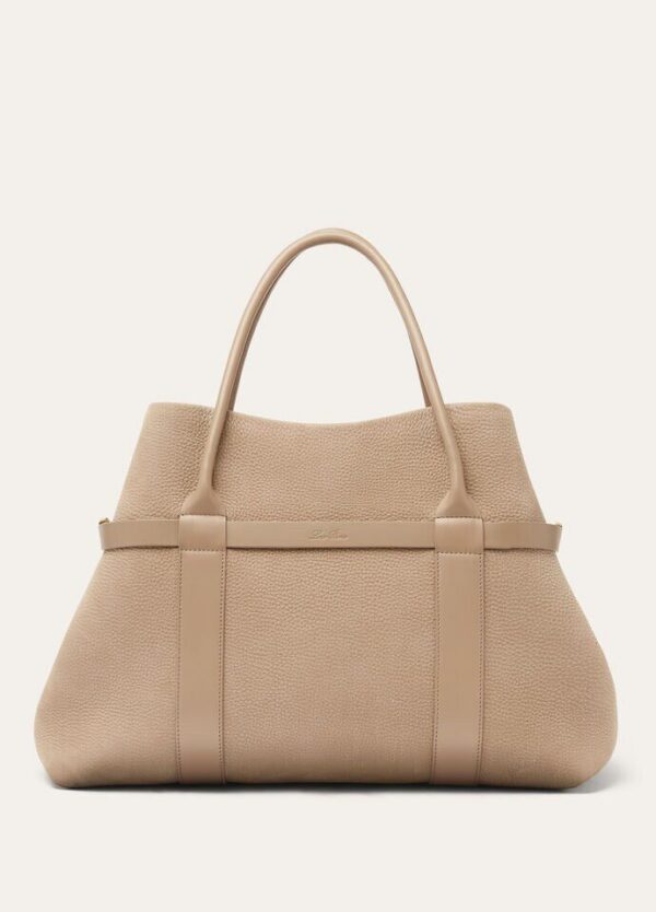 ddddddddddd.jpg Loro Piana Ghiera Shopper Large Calfskin