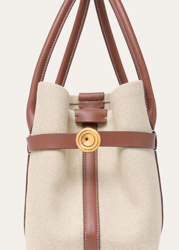 dds.jpg Loro Piana Ghiera Shopper Small Cotton, Linen
