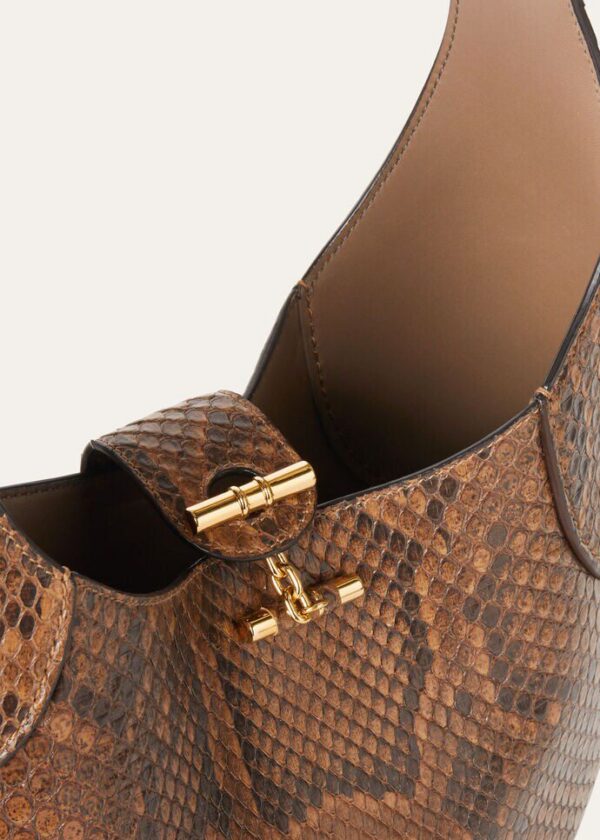 Loro Piana Medium Bobbin bag Python Leather