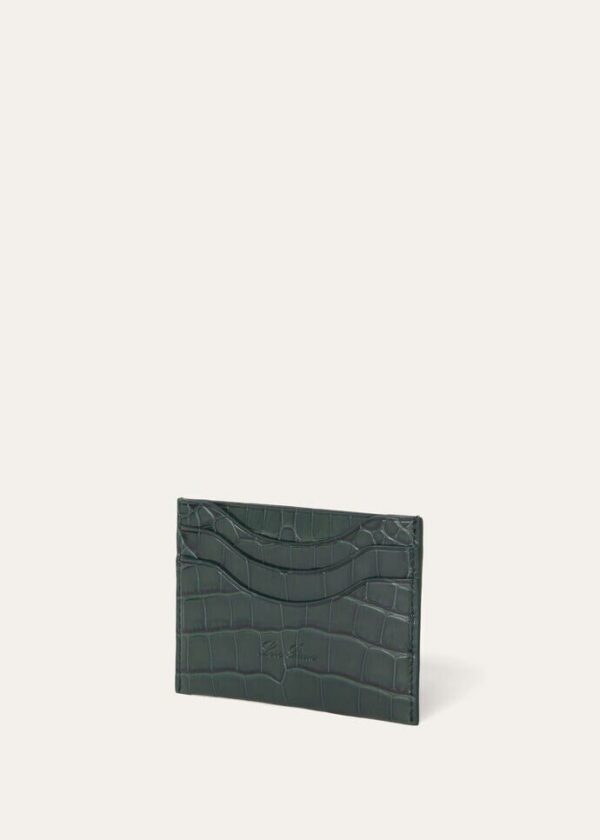 dsf.jpg Loro Piana Extra Card Holder Alligator Leather