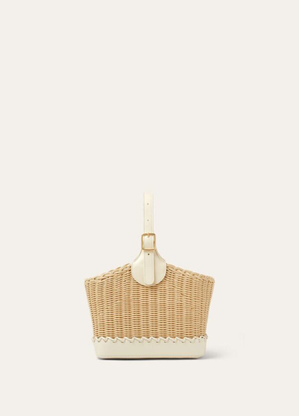 Loro Piana Bobbin Bucket bag wicker Wicker