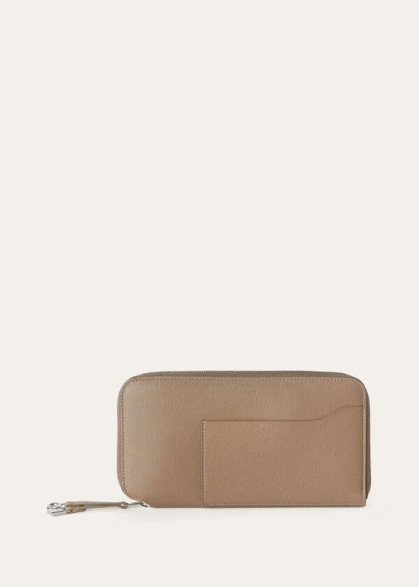 e_3960313c-a52b-4a0c-ae70-8feffd69310f.jpg Loro Piana Extra Zip-Around Purse Calfskin