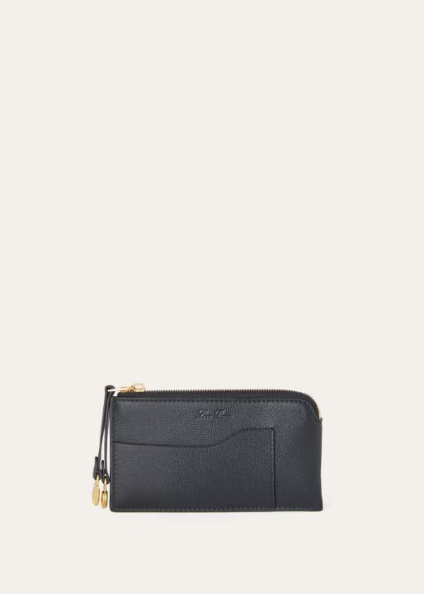 e_f6436e12-87bb-47b7-b3bc-82baf23043e4.jpg Loro Piana Extra Pouch Card Holder Grained Calfskin