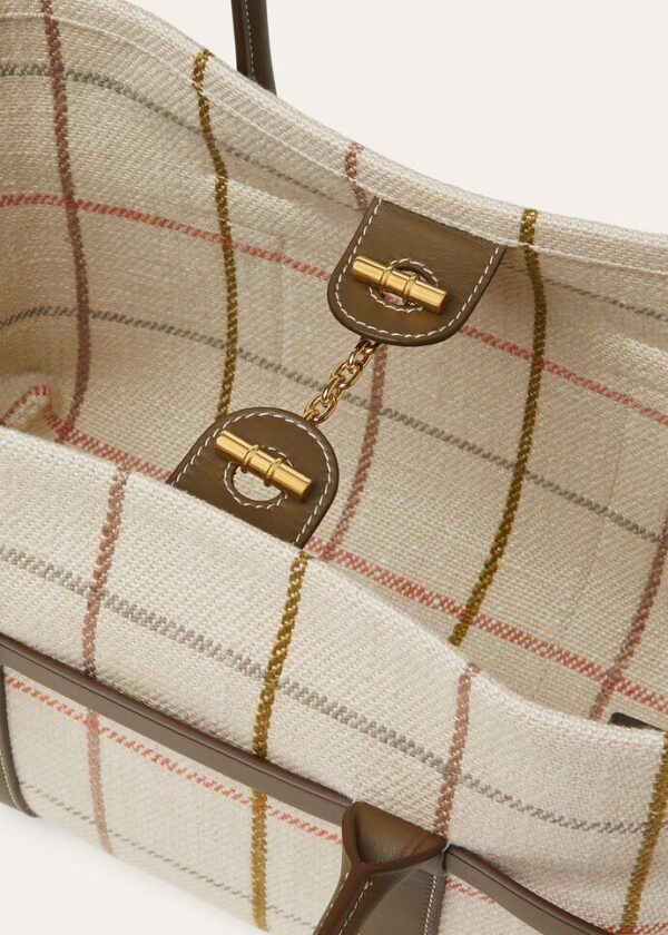 Loro Piana Ghiera Shopper Small Linen