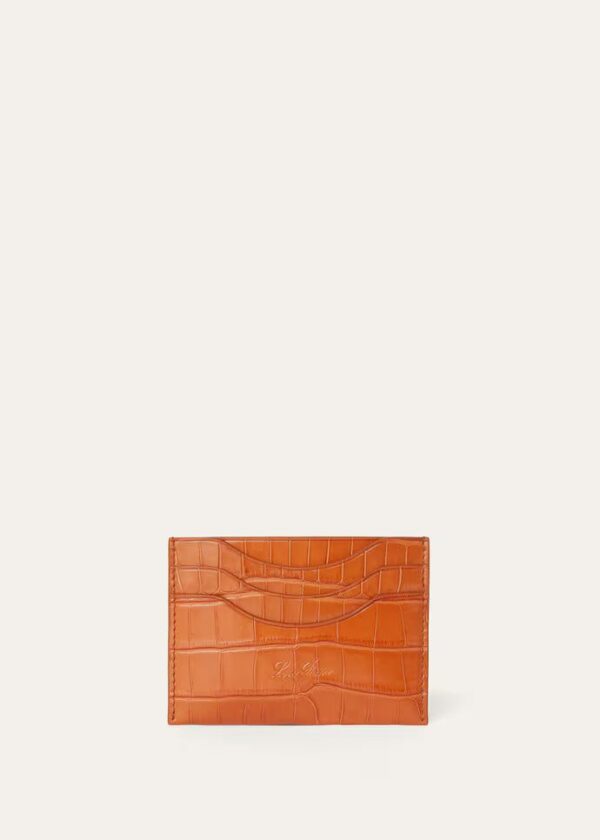 eee_9d382b15-3a29-403e-a861-5373e3698d3f.jpg Loro Piana Extra Card Holder Alligator Leather