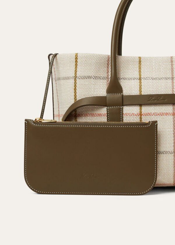 Loro Piana Ghiera Shopper Small Linen