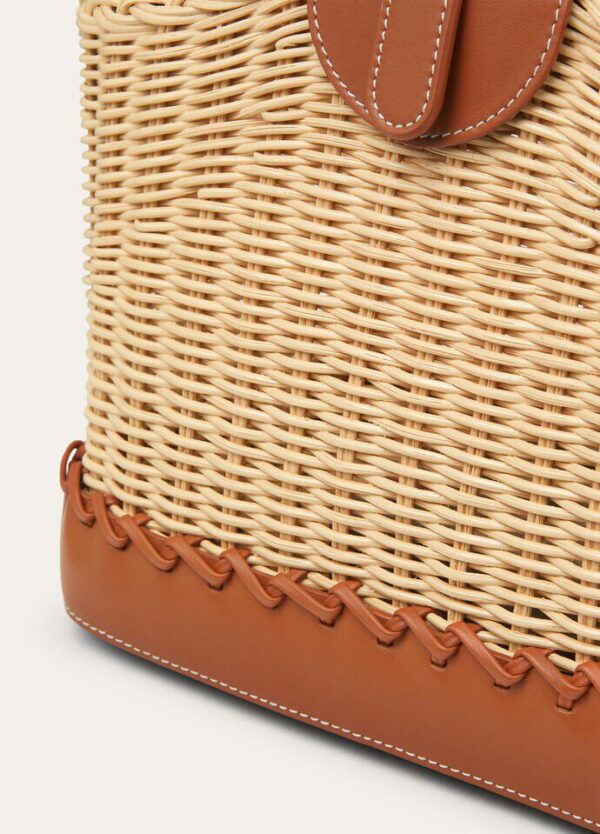 fd.jpg Loro Piana Bobbin Bucket bag wicker Wicker
