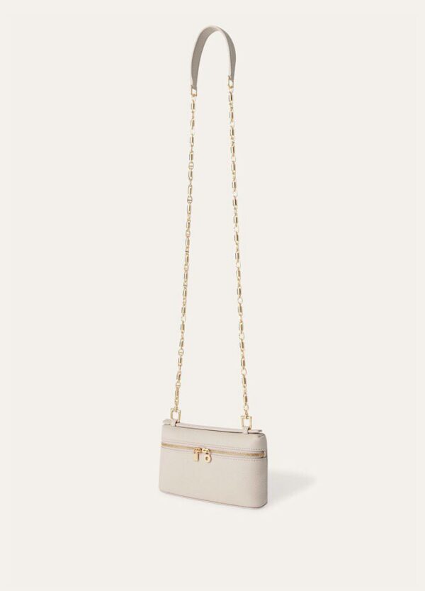 Loro Piana Extra Pocket Mini Pouch Grained Calfskin
