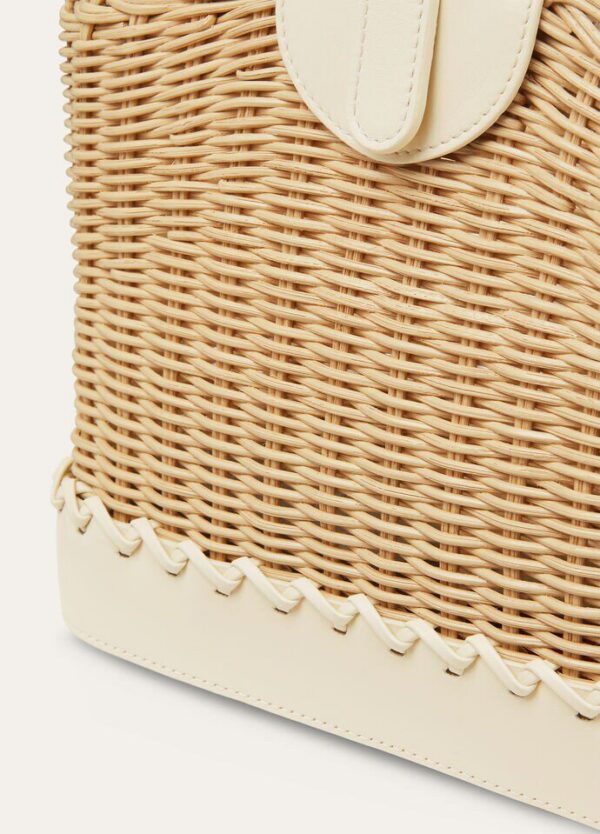 Loro Piana Bobbin Bucket bag wicker Wicker