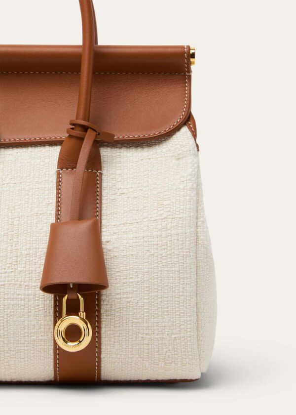 gg_eedc0dd0-9e15-4c10-8082-8bcf63226d28.jpg Loro Piana Loom bag L25 Cotton, Calfskin