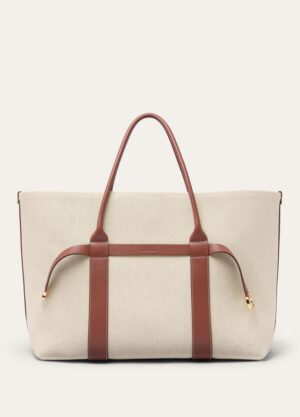 gww.jpg Loro Piana Ghiera Shopper Large Linen, Cotton