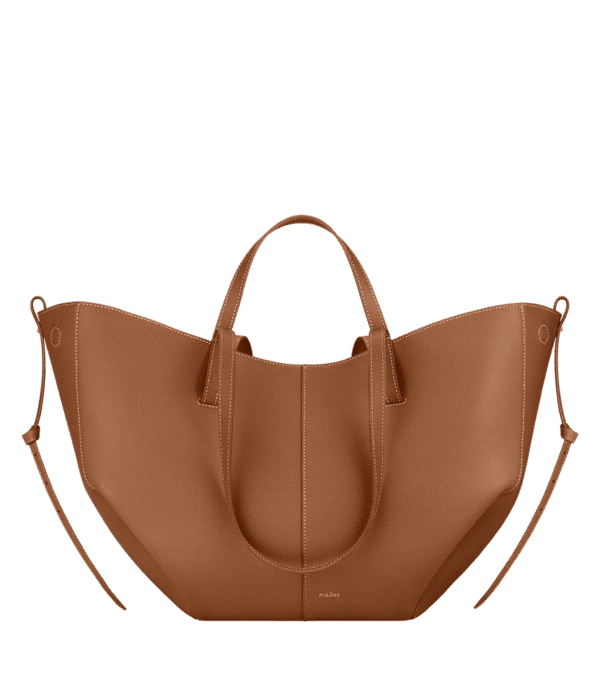 packshot-front_cyme-camel-grain.png Polène Cyme Edition Textured Camel