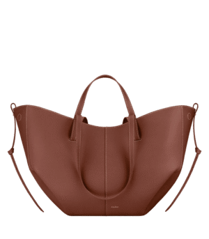 packshot-front_cyme-cognac-grain_6a853096-9aab-4b93-9742-cb34c2efffff.png Polène Cyme Edition Textured Cognac