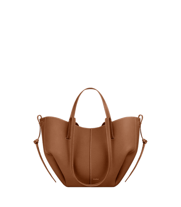 packshot-front_cyme-mini-camel-grain.png Polène Cyme Mini Edition Textured Camel