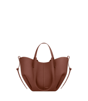 packshot-front_cyme-mini-cognac-grain_55fd61e3-6963-4bb5-85b8-5cd28033527d.png Polène Cyme Mini Edition Textured Cognac
