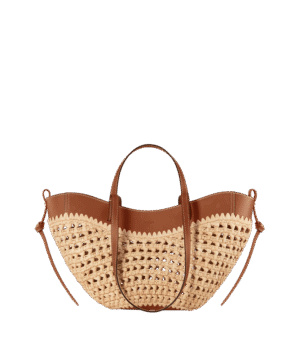 packshot-front_cyme-mini-raphia.png Polène Cyme Mini Edition Raffia