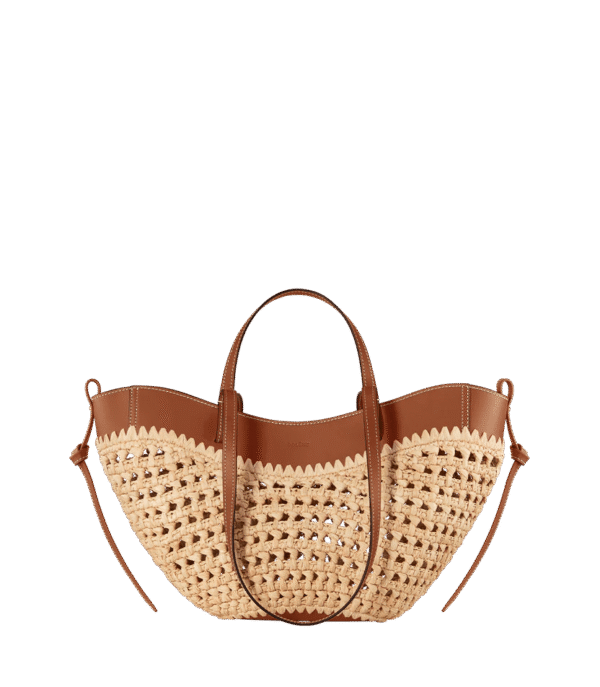 packshot-front_cyme-mini-raphia.png Polène Cyme Mini Edition Raffia